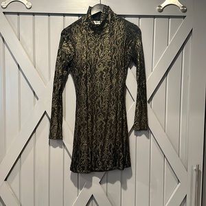 Nightcap open back lace dress